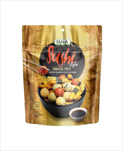 DJ&A SUSHI STYLE SNACK MIX 150GM