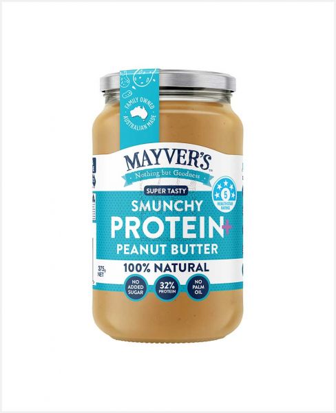 MAYVER'S SMUNCHY PROTEIN+PEANUT BUTTER 375GM
