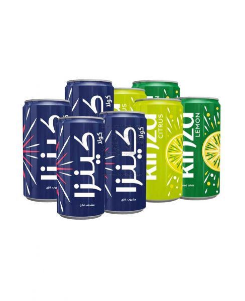 KINZA CARBONATED DRINK ASSORTED 8SX185ML PROMO