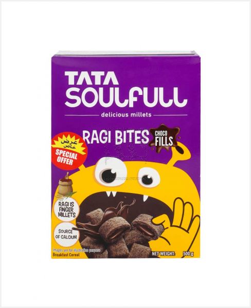 TATA SOULFULL RAGI BITES CHOCO FILLS 500GM PROMO