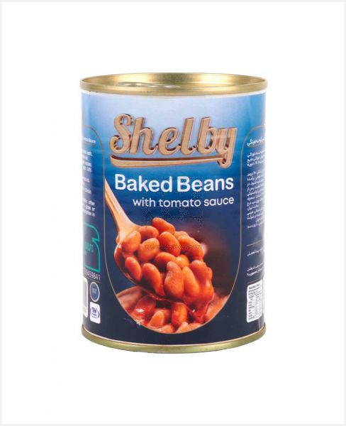 SHELBY BAKED BEANS WITH TOMATO SAUCE 380GM