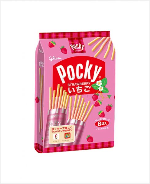 POCKY STRAWBERRY BISCUITS 8PCS 93.6GM