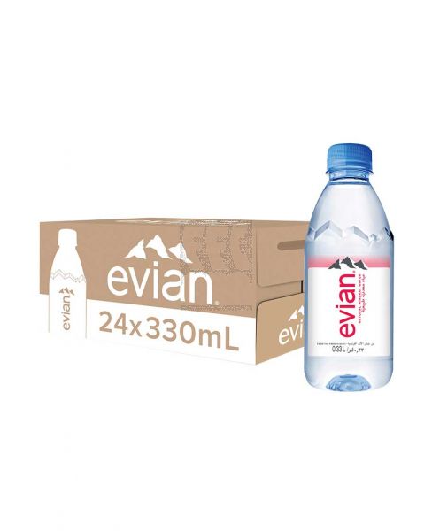 EVIAN MINERAL WATER 24X330ML PROMO