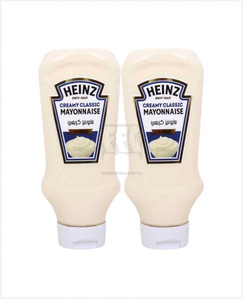 HEINZ CREAMY CLASSIC MAYONNAISE 2X600ML @10%OFF