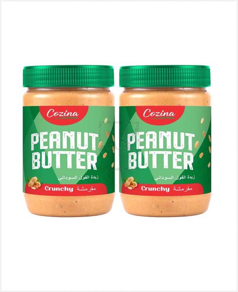 COZINA CRUNCHY PEANUT BUTTER 2X510GM PROMO