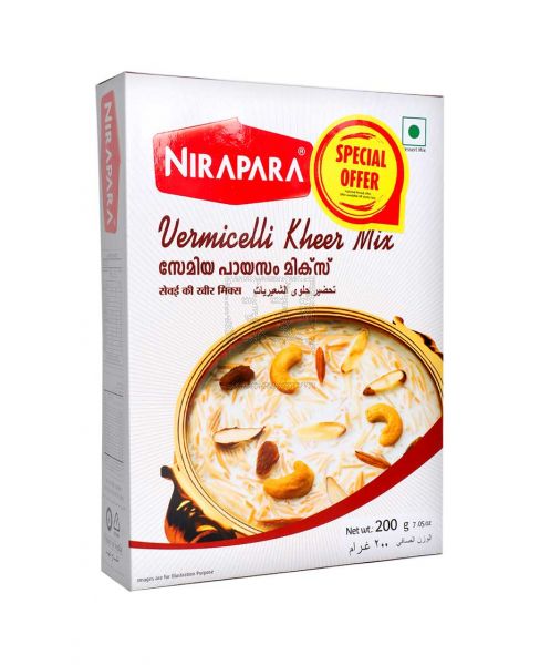 NIRAPARA VERMICELLI KHEER MIX 200GM PROMO