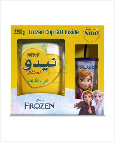 NESTLE NIDO FORTIFIED MILK POWDER W/ FIBER 2250GM (2.25KG) + FROZEN SIPPY CUP FREE