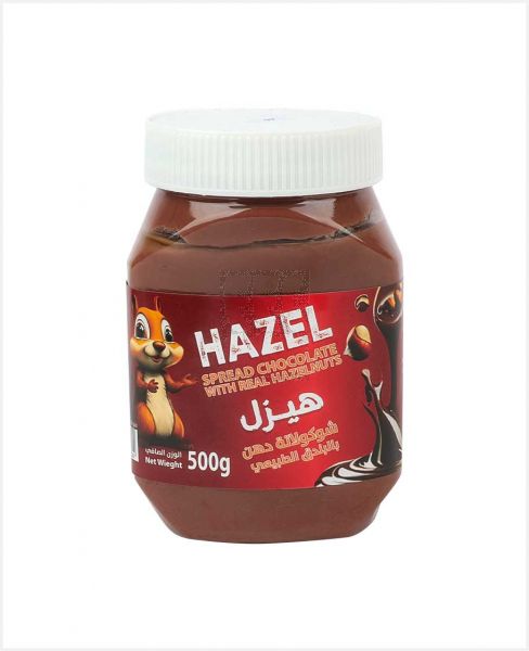 KHUDARI HAZEL SPREAD CHOCOLATE WITH REAL HAZELNUTS 500GM