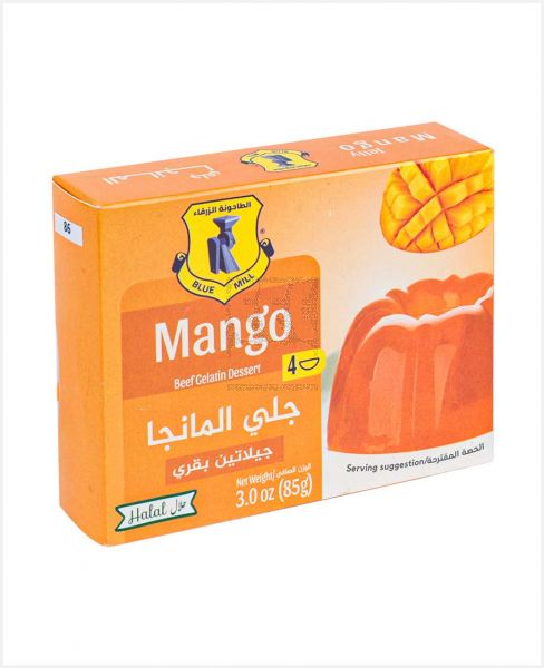 BLUE MILL MANGO BEEF GELATIN DESSERT 85GM