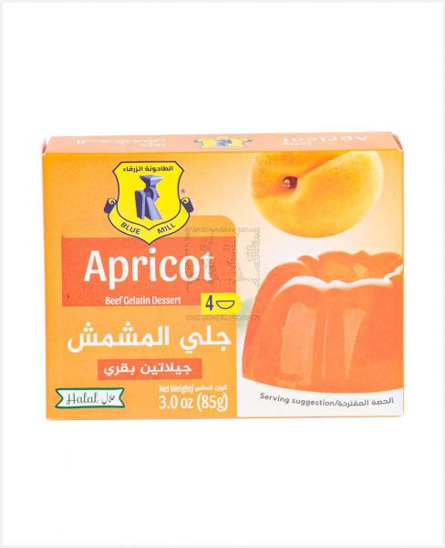 BLUE MILL APRICOT BEEF GELATIN DESSERT 85GM