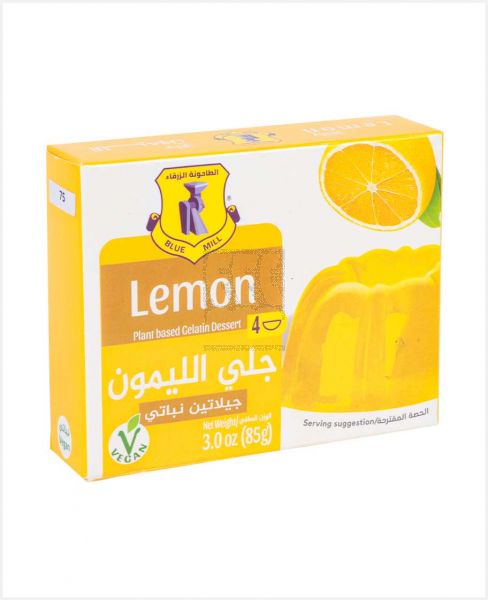 BLUE MILL LEMON PLANT BASED GELATIN DESSERT 85GM