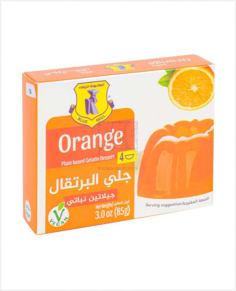 BLUE MILL ORANGE PLANT BASED GELATIN DESSERT 85GM