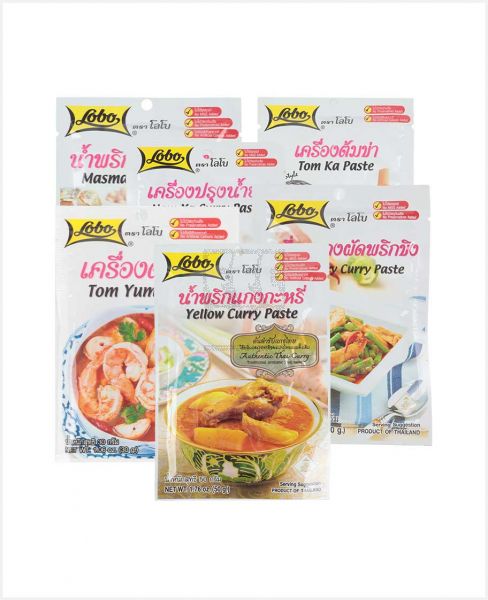 LOBO SEASONING PASTE ASSORTED 6S 300GM