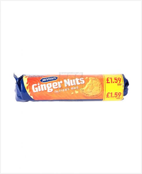 MCVITIES GINGER NUTS THE FIERY ONE BISCUITS 250GM