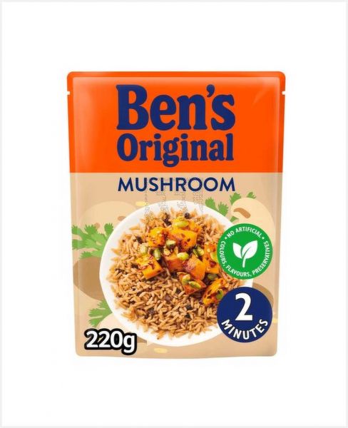 BEN'S ORIGINAL MUSHROOM RICE 220GM