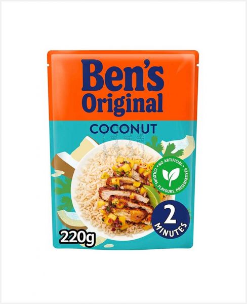 BEN'S ORIGINAL COCONUT RICE 220GM