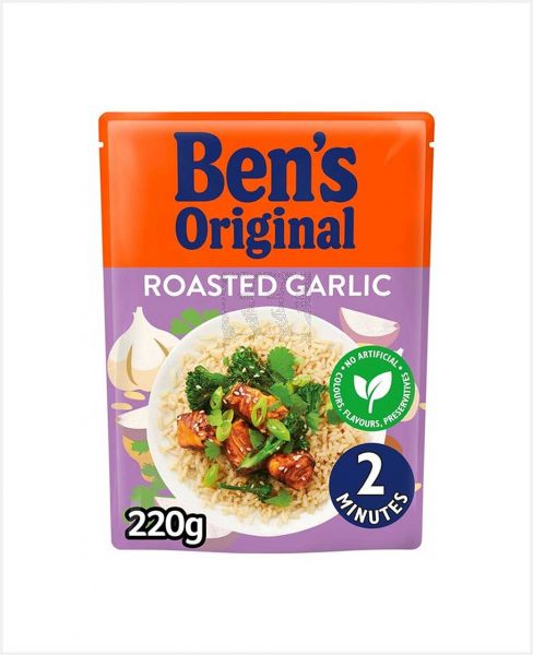 BEN'S ORIGINAL ROASTED GARLIC RICE 220GM