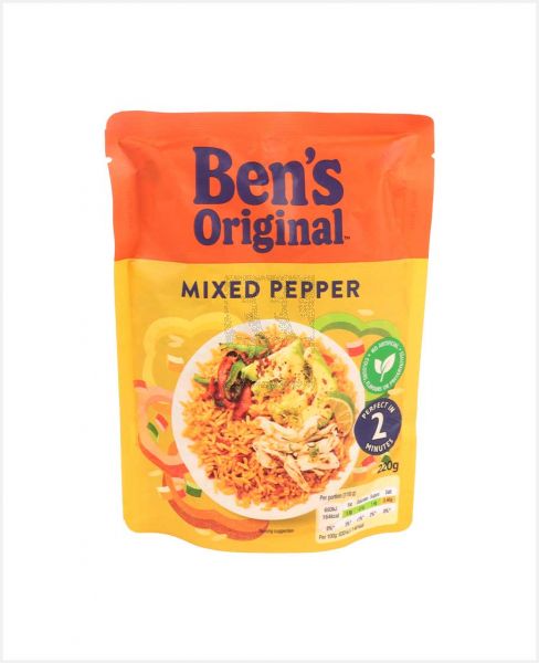 BEN'S ORIGINAL MIXED PEPPER RICE 220GM