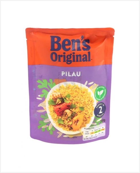 BEN'S ORIGINAL PILAU RICE 220GM