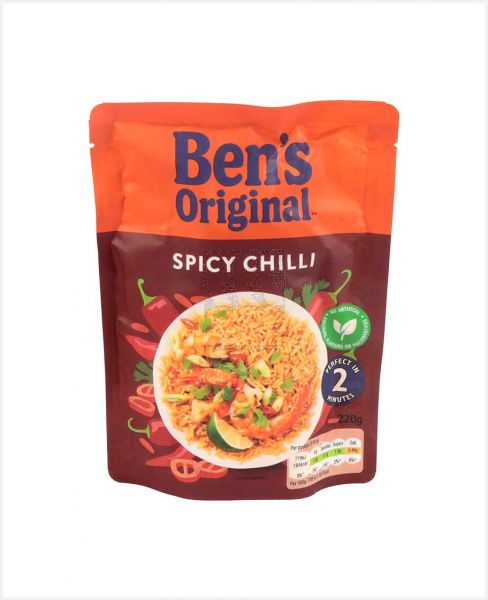 BEN'S ORIGINAL SPICY CHILLI RICE 220GM