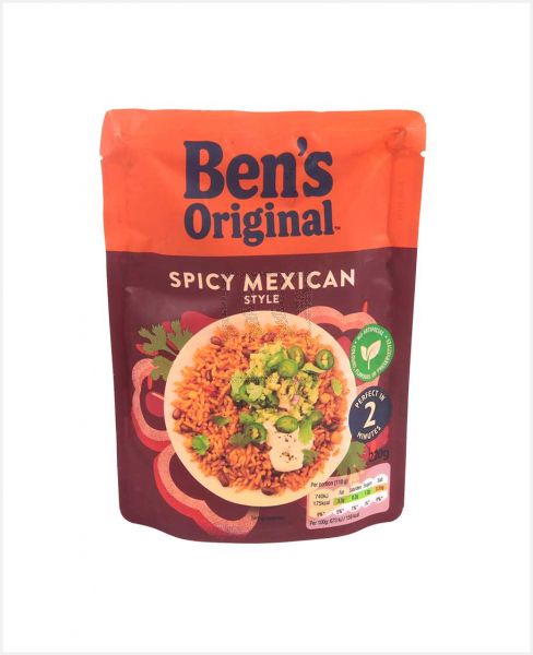 BEN'S ORIGINAL SPICY MEXICAN STYLE RICE 220GM