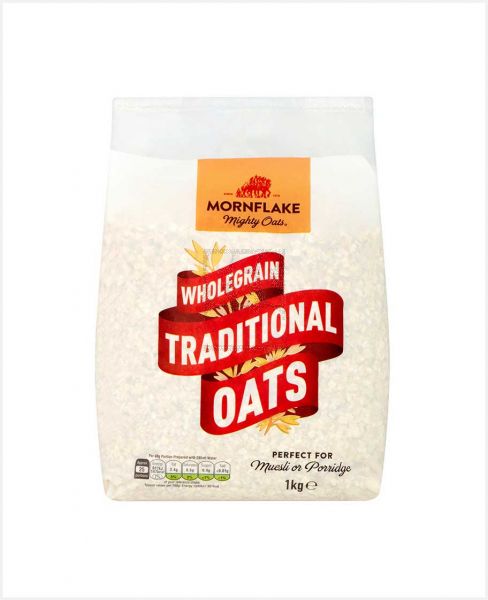 MORNFLAKE WHOLEGRAIN TRADITIONAL OATS 1KG