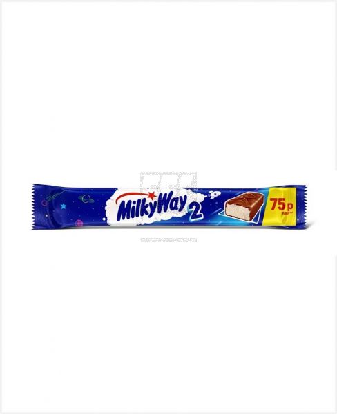 MILKY WAY 2 MILK CHOCOLATE BAR (2X21.5GM) 43GM