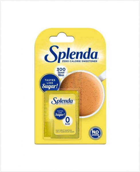 SPLENDA ZERO CALORIE SWEETNER 300SWEET MINIS TABLE 4.5GM