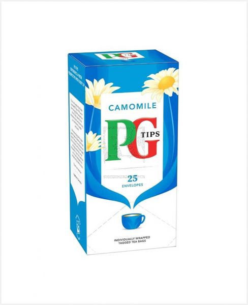 PG TIPS CAMOMILE HERBAL INFUSION 25 TEA BAGS 25GM