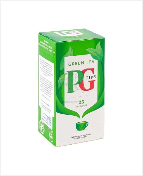 PG TIPS GREEN TEA 25 BAGS 62.5GM