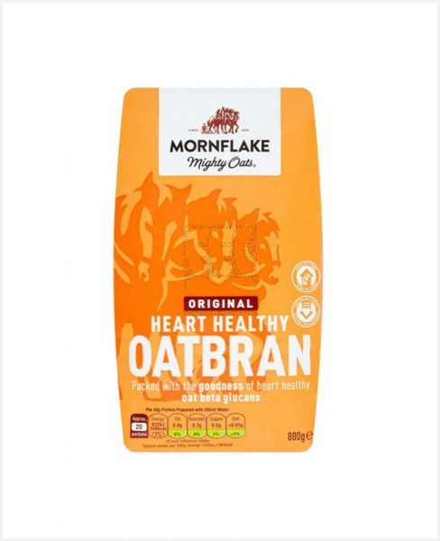 MORNFLAKE ORIGINAL HEART HEALTHY OATBRAN 800GM