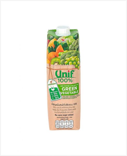 UNIF 100% GREEN VEGETABLE JUICE 1000ML