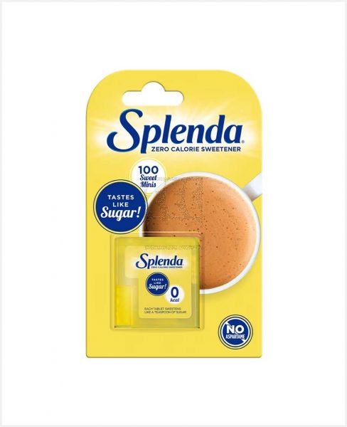 SPLENDA ZERO CALORIE SWEETENER TABLETS 100S 1.5GM