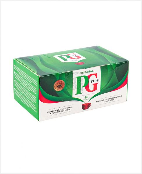 PG TIPS ORIGINAL BLACK 40 TEA BAGS 116GM