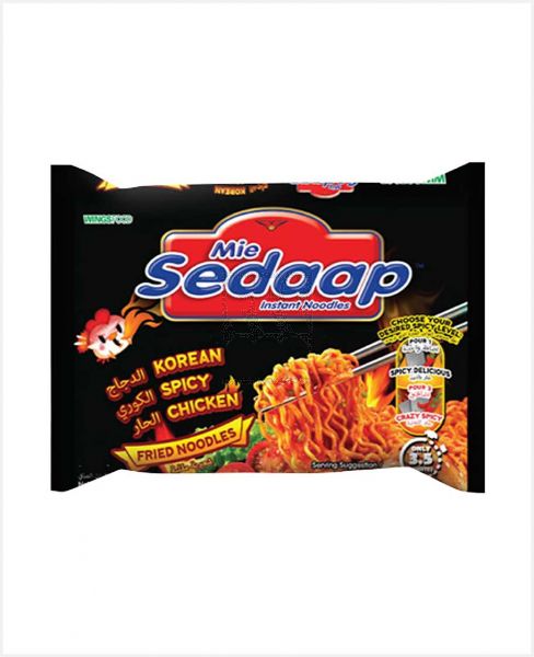 MIE SEDAAP KOREAN SPICY CHICKEN FRIED NOODLES 10X87GM PROMO