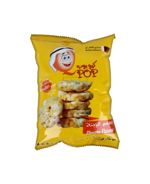 QPOP CRACKERS CHEESE FLAVOR 18GM