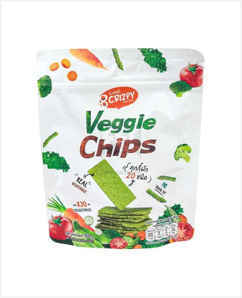 B CRIZPY VEGGIE CHIPS 50GM