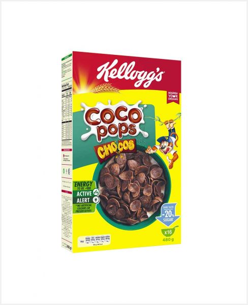 KELLOGG'S COCO POPS CHOCOS 480GM @S.OFFER