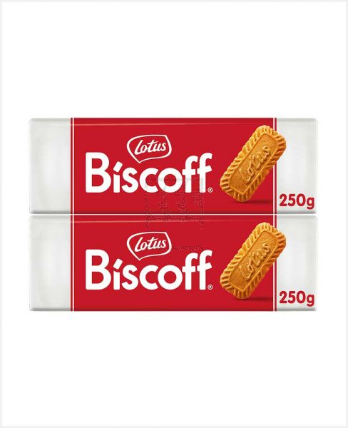 LOTUS BISCOFF ORIGINAL CARAMELISED BISCUIT 2X250GM PROMO