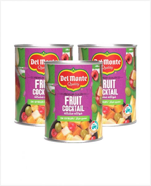 DEL MONTE FRUIT COCKTAIL IN SYRUP 3X227GM PROMO