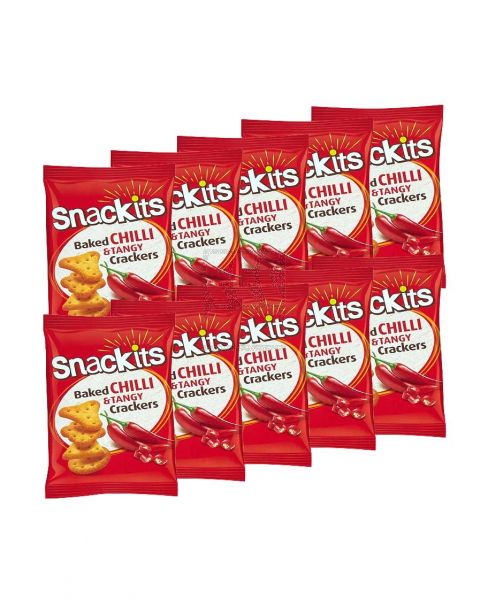 NABIL SNACKITS CHILLI & TANGY BISCUITS (BITE SIZE) 10X26GM PROMO