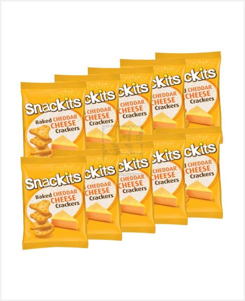 NABIL SNACKITS CHEESE BISCUITS 10X26GM PROMO