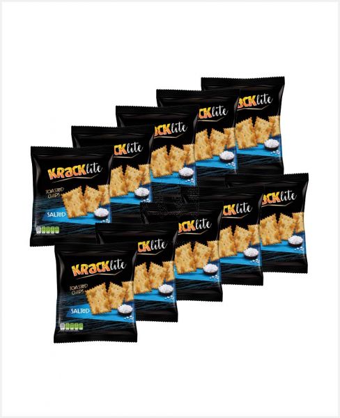 KRACKLITE TOASTED CHIPS SALTED 10X26GM PROMO