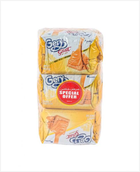 GERY SWEET CHEESE CRACKER 3X100GM PROMO