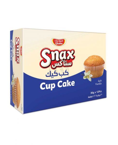 QBAKE SNAX CUP CAKE VANILLA 30GM