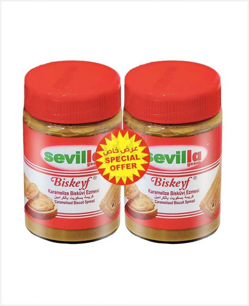 SEVILLA CARAMELISED BISCUIT SPREAD 2SX350GM PROMO