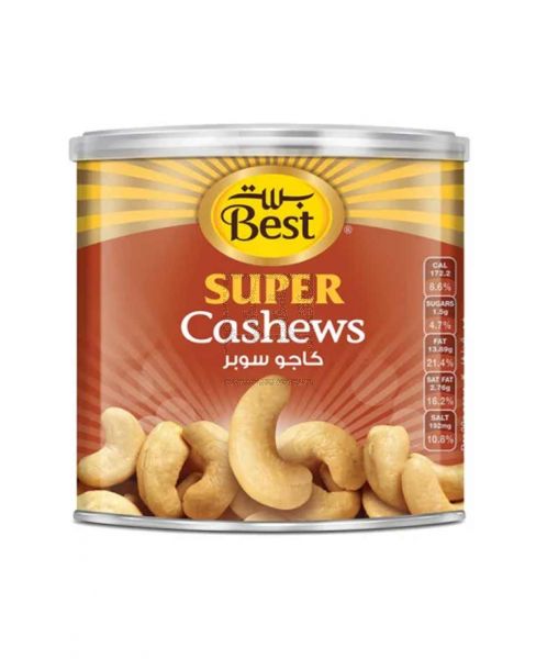 BEST SUPER CASHEWS CAN 275GM
