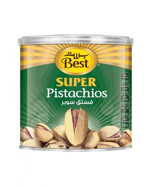 BEST SUPER PISTACHIOS CAN 225GM