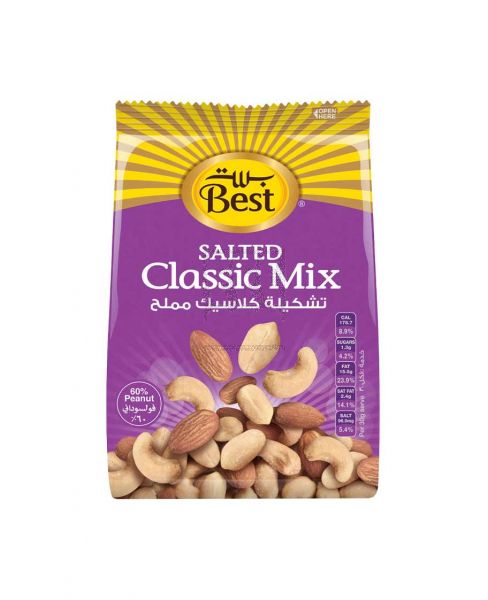 BEST SALTED CLASSIC MIX NUTS POUCH 150GM