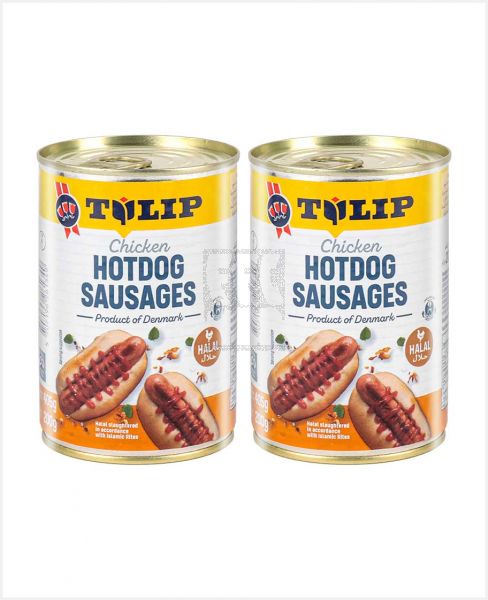 TULIP CHICKEN HOTDOG SAUSAGES 2X200GM